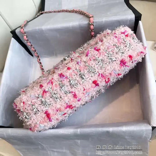 香奈兒CHANEL2018原單新品Chane*進口針織軟呢cf 全鋼五金 DSC1012